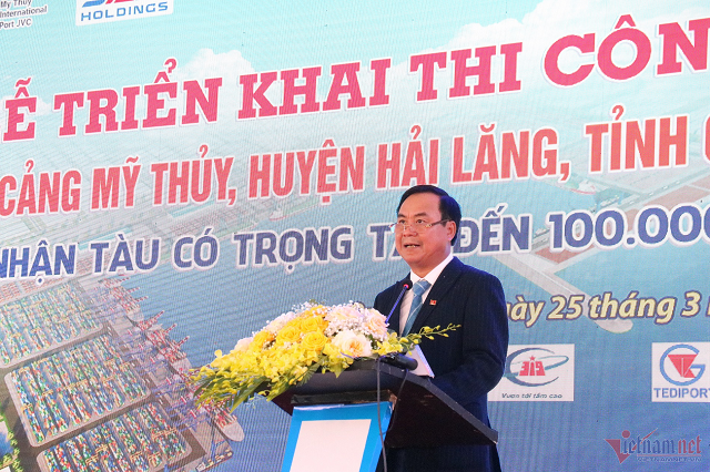 Tái khởi công dự án bến cảng 14.000 tỷ đồng sau 4 năm ‘đắp chiếu’